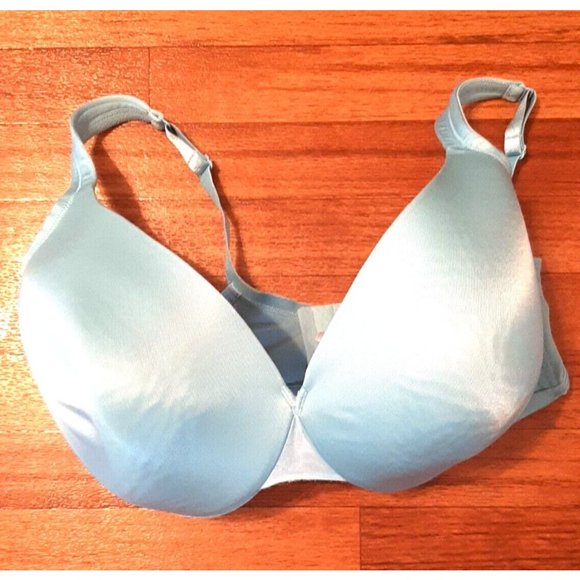 40DDD Aqua Blue Teal Cacique Bra Light Padding Underwire Full Coverage - Picture 1 of 8